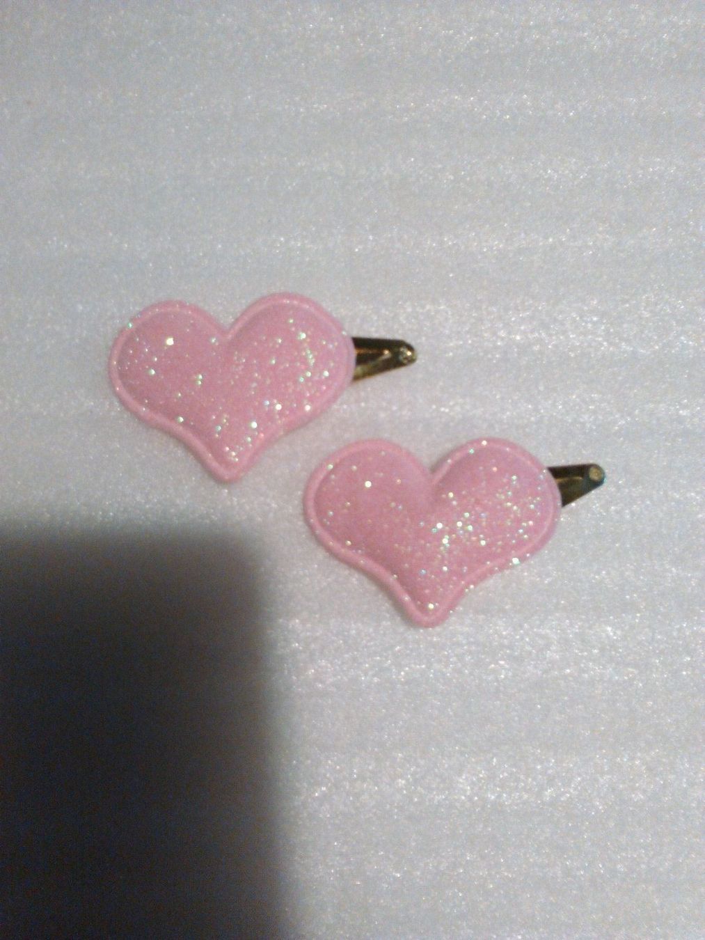 Accessori per capelli: HAARKLIPS;2 heartzen,roserot – Nuovo (secondo la descrizione) da Basel venduto da bijoutrie_4 1
