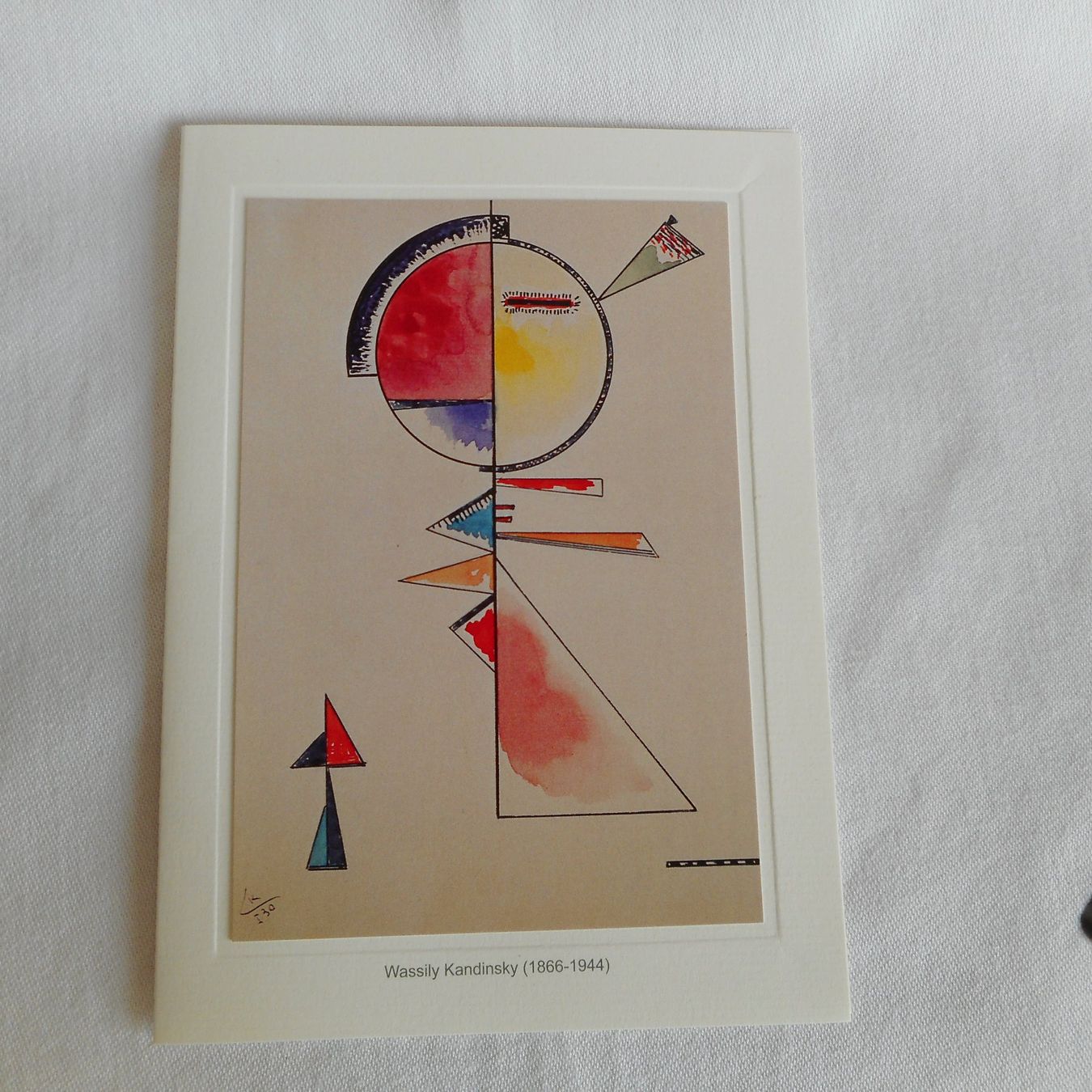 Cartoline postali: Kunstkarte - Wassily Kandinsky – Nuovo e nell'imballaggio originale da Niederlenz venduto da Berghem