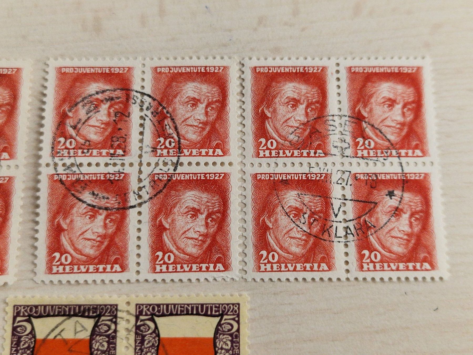 Tutti i francobolli: PJ 4er Blöcke 1927/28, ab 1.- – Usato da Burgdorf venduto da Glossy01 2