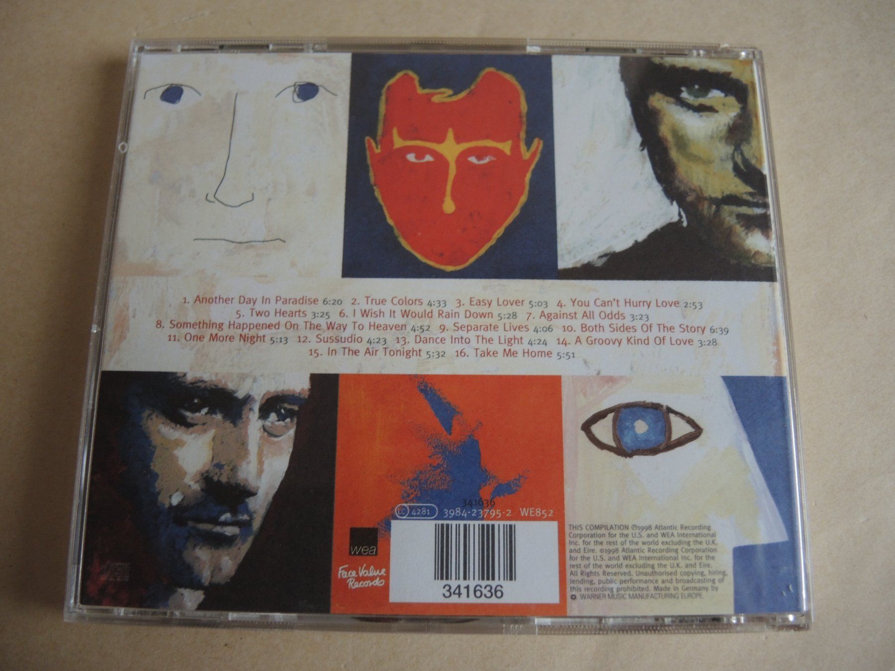 CD: Phil Collins ... Hits CD True Colors Easy Lover two Hearts.. – Usato da Rorschach venduto da Pop-upBrocki 3