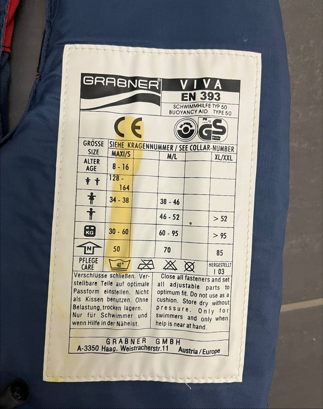 Giubbotti di salvataggio: 2x Kinder- Schwimmwesten, Grösse S – Usato da Zürich venduto da DuA03 2