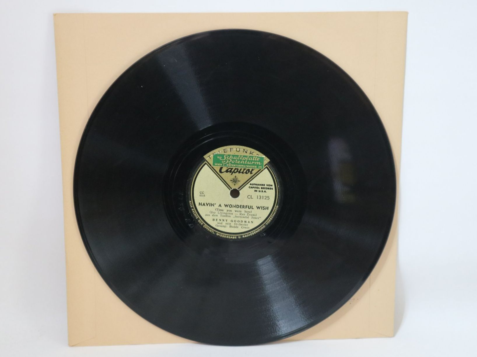 Vinyles: Schellack Benny Goodman The Huckle Buck Schallplatte – D'occasion à Eschenbach SG par Astalavista 3
