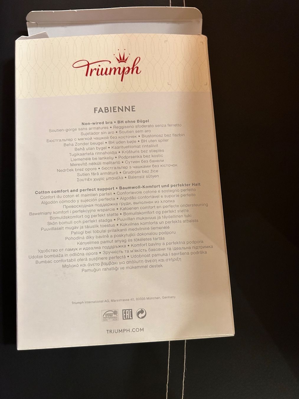 Triumph Sonstige Unterwäsche: Neu Triumph Fabienne BH B 85 – Neu und originalverpackt aus Trimbach von gregy69s 2