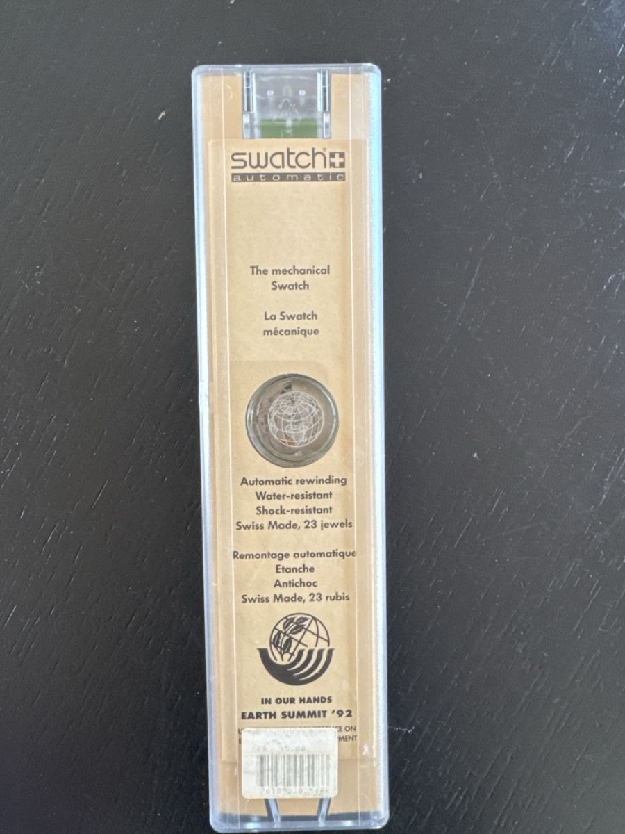 Swatch Montres: Swatch Uhr Automatic Earth Summit 92 neuwertig – Neuf (Voir description) à Hombrechtikon par mr.leu 3