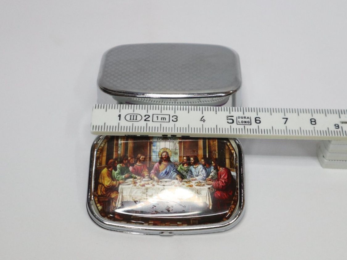 Altro in Cosmetici & Cura: Metall Pillendose Abendmahl Jesus – Nuovo (secondo la descrizione) da Eschenbach SG venduto da Astalavista 3