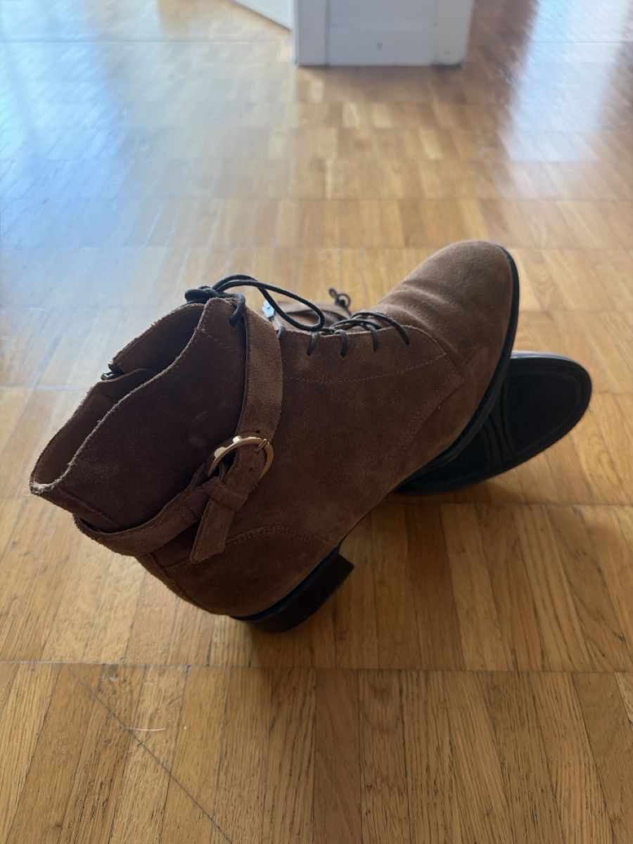 Damenschuhe: Bottines en daim camel  – Neu (gemäss Beschreibung) aus Köniz von Moulik69 2