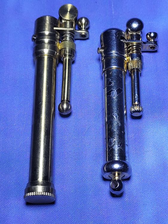 2 alte Feuerzeuge Pentagon Messing 80er plus 1 Rucky (Gebraucht) in ...