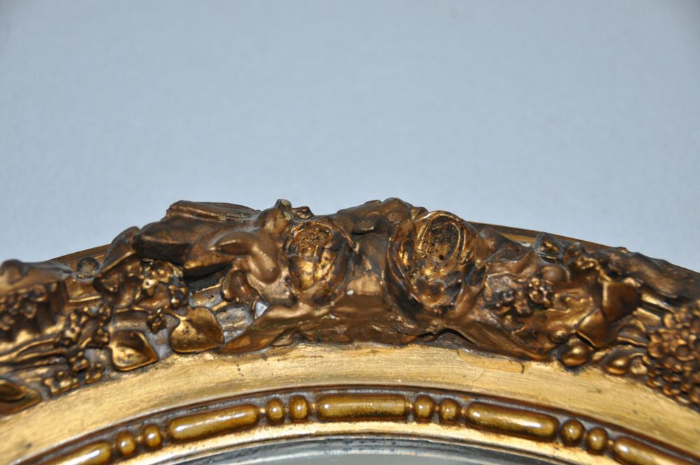 Goldener Vintage Spiegel, Wandspiegel, Top Zustand! 3