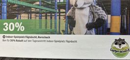 30% Rabatt Bon für Tageseintritt FägäNäscht Rorschach!