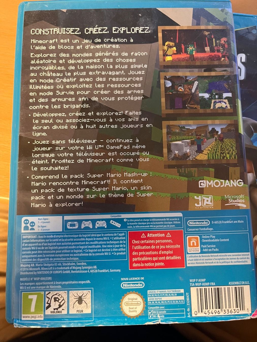 Jeux: Jeu Wii U Minecraft Wii U Edition – D'occasion à Moutier par Loco65 1