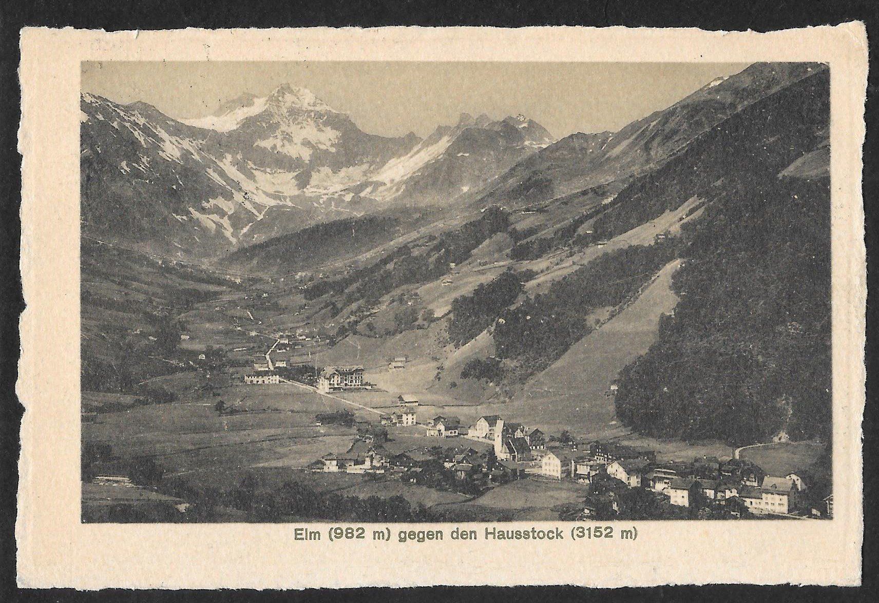 Cartoline postali: Elm gegen den Hausstock – Usato da Olten venduto da clotaldi