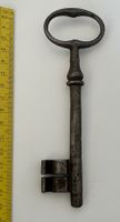 Antiker Schlüssel mit Bart, rostig ca. 15cm
