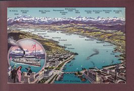 ZÜRICHSEE und Umgebung - Rück sehen // Eckbug //