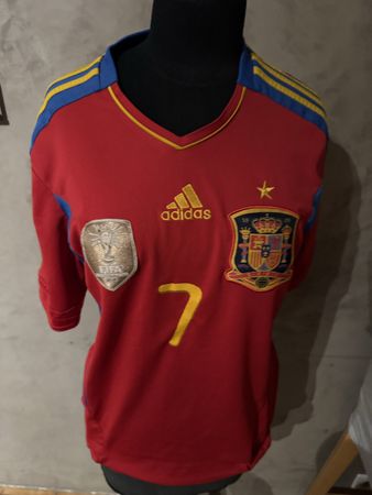 Maillot Espagne David Villa, Adidas, Taille S, Saison