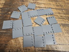 lego 6179 lot de 20 pièces Dark Bluish Gray Tile, 