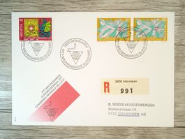 TR63 Enveloppe + Timbre Suisse 1985