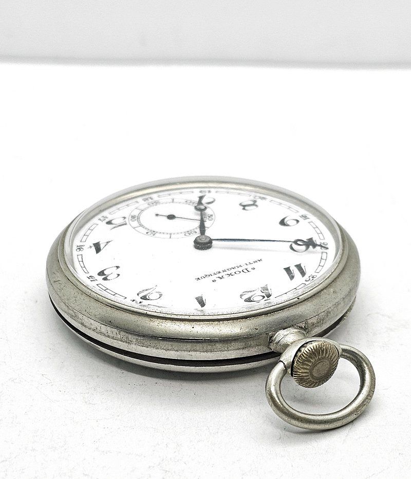 Doxa Orologi: Taschenuhr antik "DOXA Eisenbahner Uhr" – Usato da Zug venduto da urzeit 4