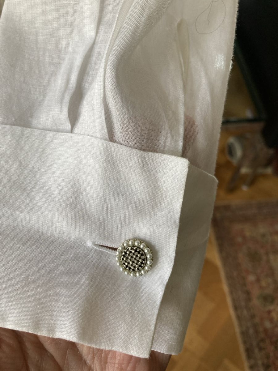 Chanel Blusen: Traumhafte Chanel Sommer Bluse, FR38, Baumwolle Seide – Gebraucht aus Zürich von elegantissima 4