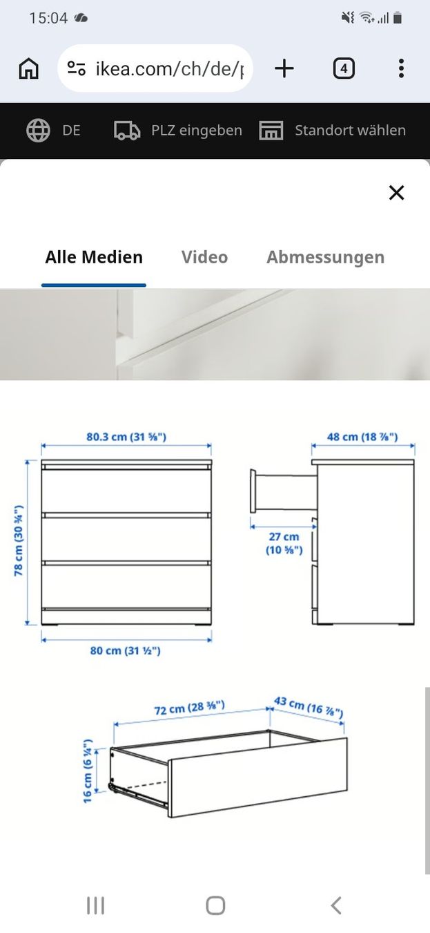 Ikea Kommoden: MALM kommode IKEA – Gebraucht aus Basel von n23_j8jr 1