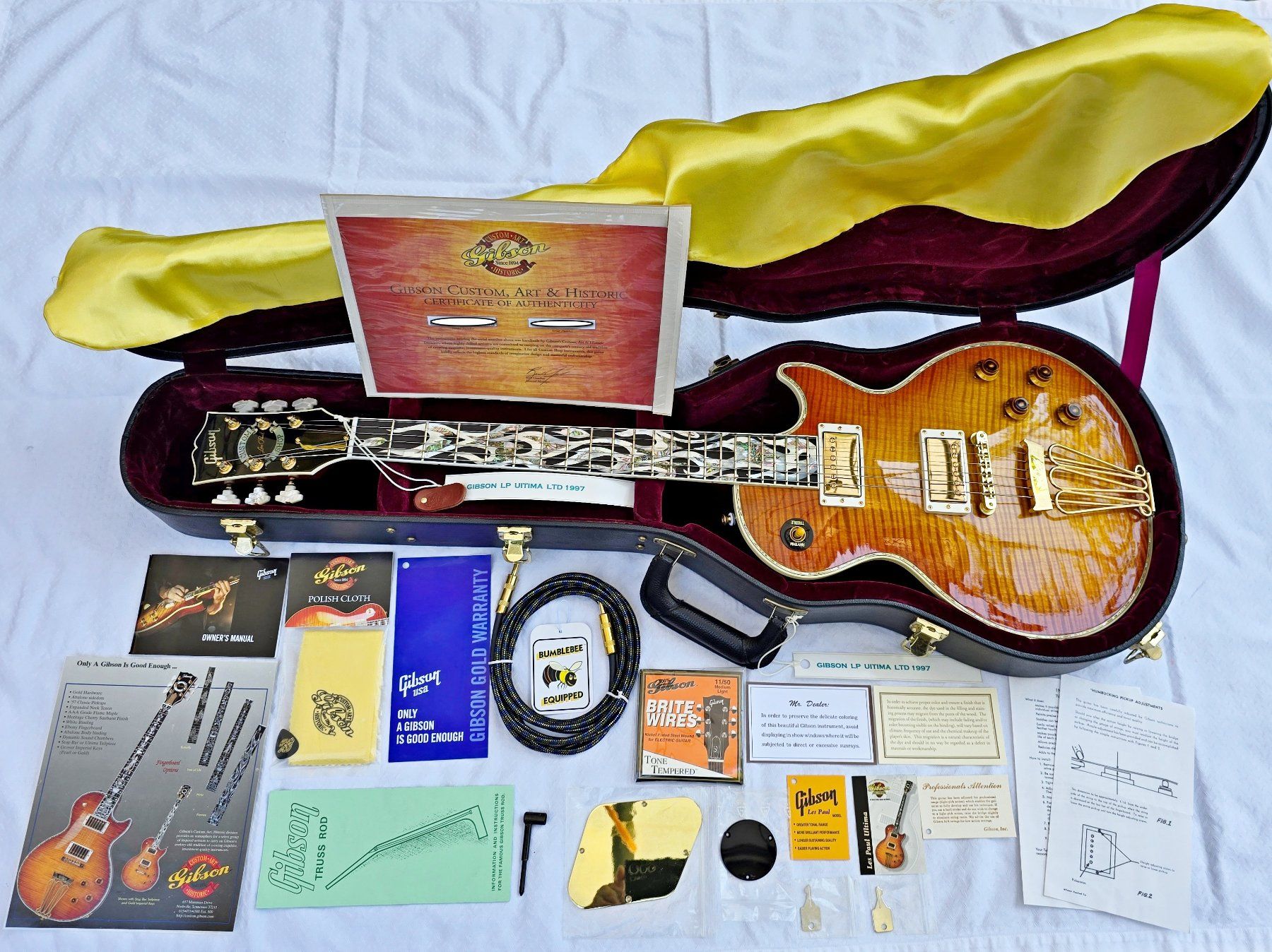Gibson Strumenti musicali: Gibson LP Ultima Custom Shop 1997 – Usato da Basel venduto da x-hobby 3