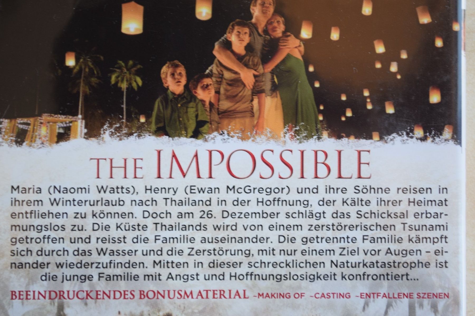 Tous les DVDs: THE IMPOSSIBLE (170) – D'occasion à Reutigen par DONDON55 2