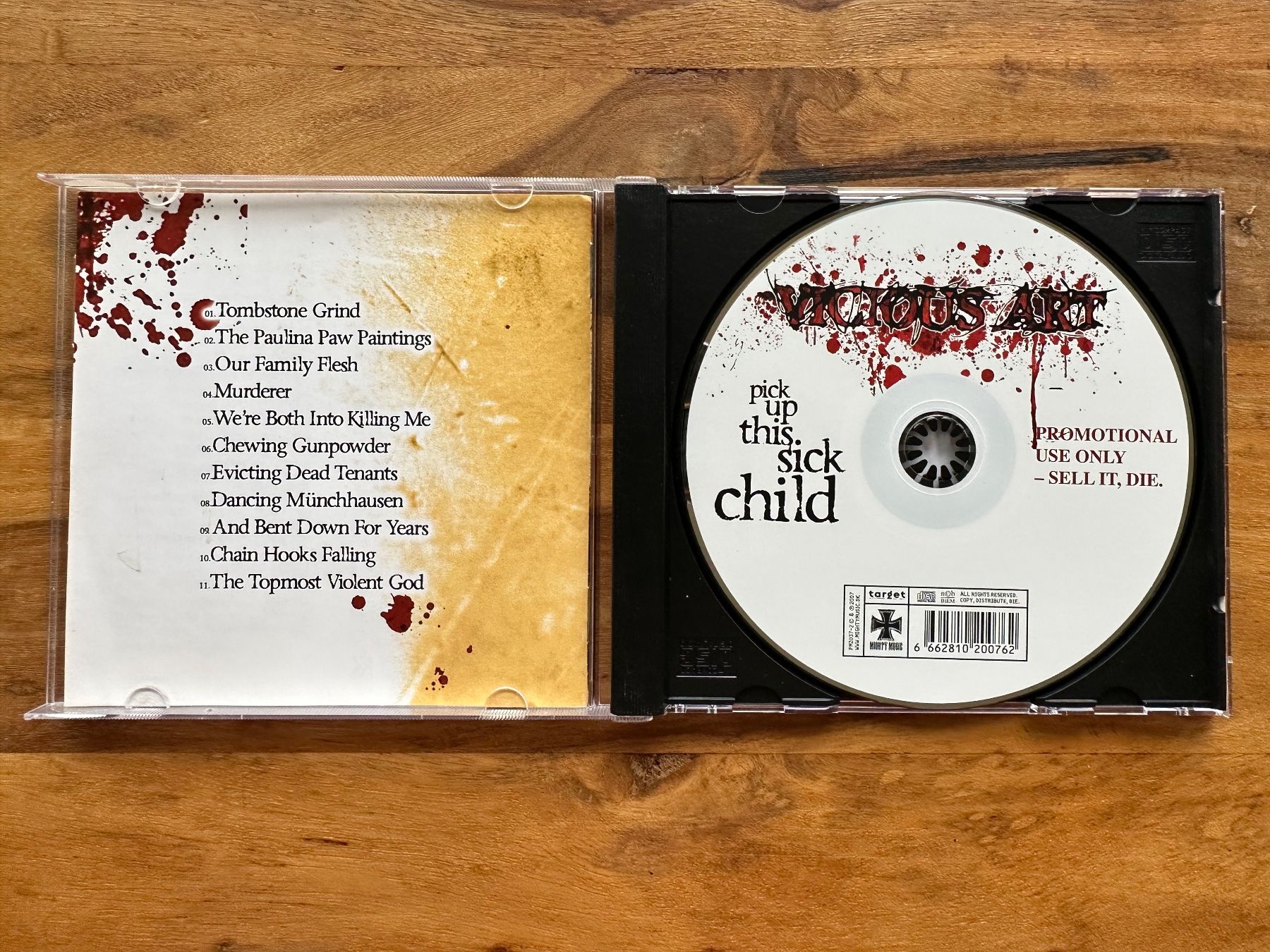 CDs: Vicious Art ‎– Pick Up This Sick Child – Gebraucht aus Horgen von flyingpenguin2000 1