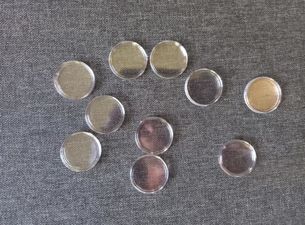 100 Münzkapseln 25 Mm – Transparente Aufbewahrung Für Münzen In Box