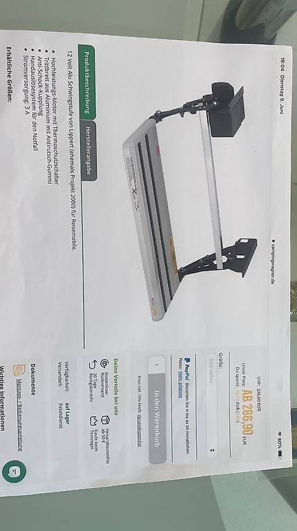 Veicoli da campeggio: Trittstufe 12 V für Wohnmobile/ Camper – Usato da Meisterschwanden venduto da Sheila5707