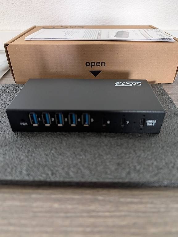 Hub & Switch: Exsys Industrial USB 3.2 Gen 2x1 Hub 7-Port – Usato da Egliswil venduto da LANgsam_86