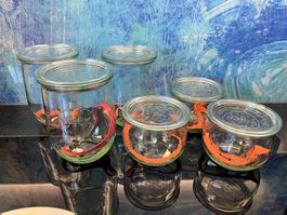 Weckgläser Einmachgläser Weck Suppenschalen Salatbowls Glas