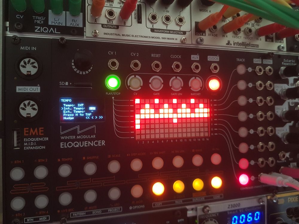 Module Eurorack Winter Modular Eloquencer + Extension midi (D'occasion ...