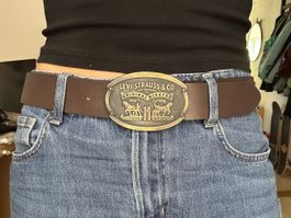 Levis Ledergürtel Vintage Style Grösse 85