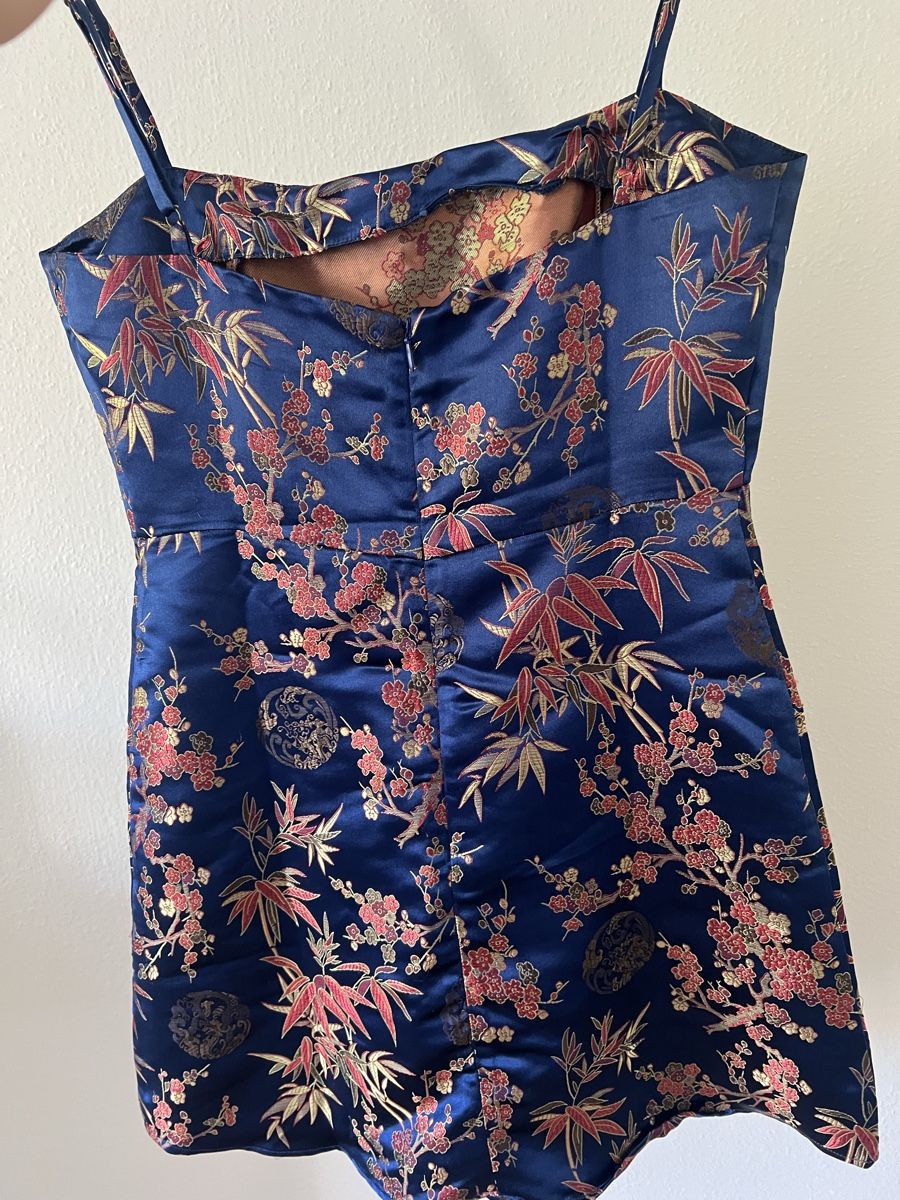 Vestiti: Kleid blau chinesischem Blumenmuster – Nuovo (secondo la descrizione) da Siebnen venduto da sellingmystuff1 3