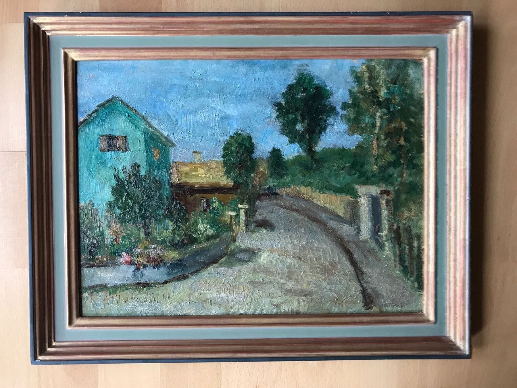 Tableaux: 2 Ölgemälde Landschaften Attilio Rossi – D'occasion à Rünenberg par Fendi02 4