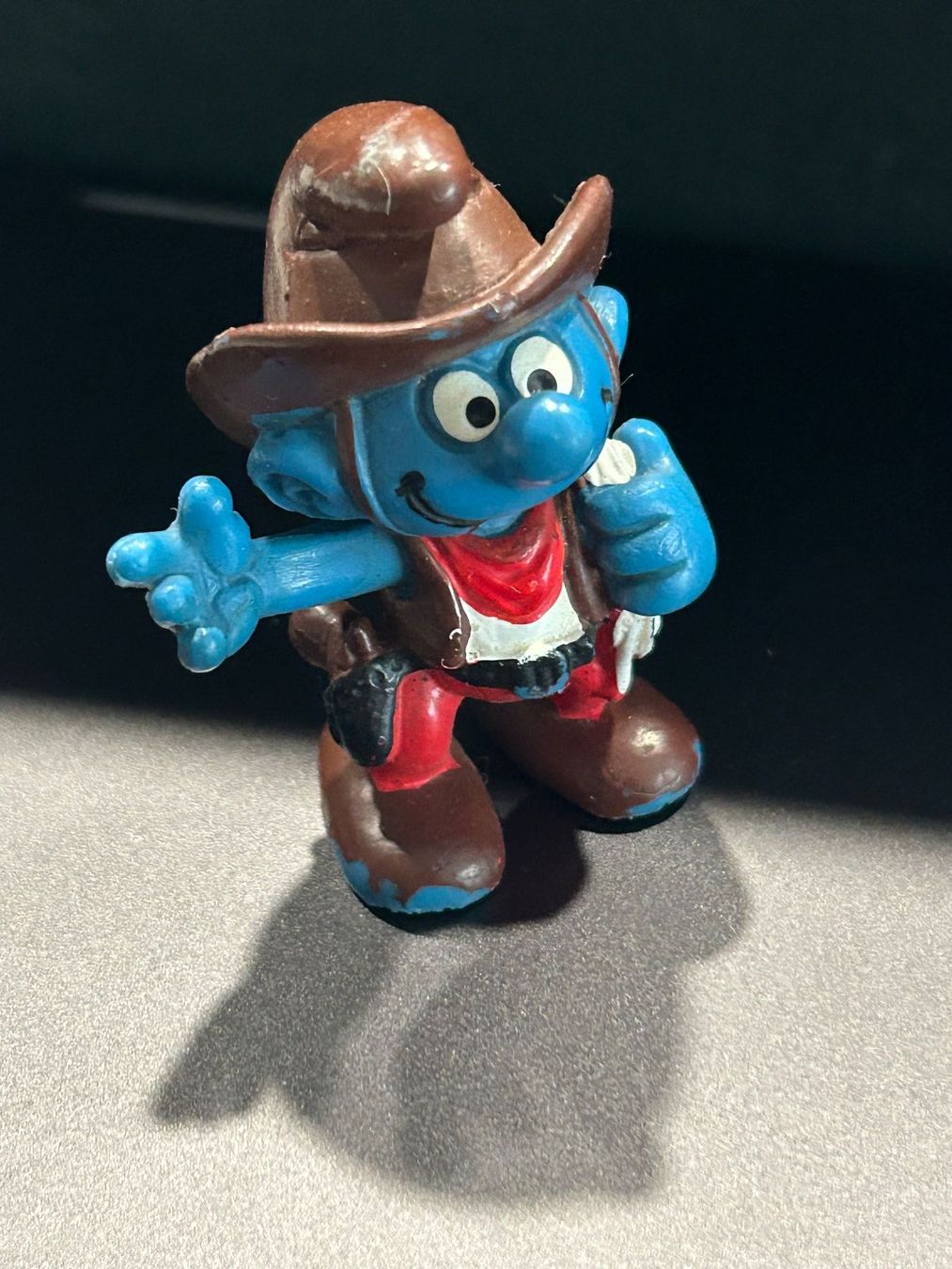 Schleich Statuette: Cowboy Schlumpf mit Lasso 20122 – Usato da Bassersdorf venduto da Shelby70 3