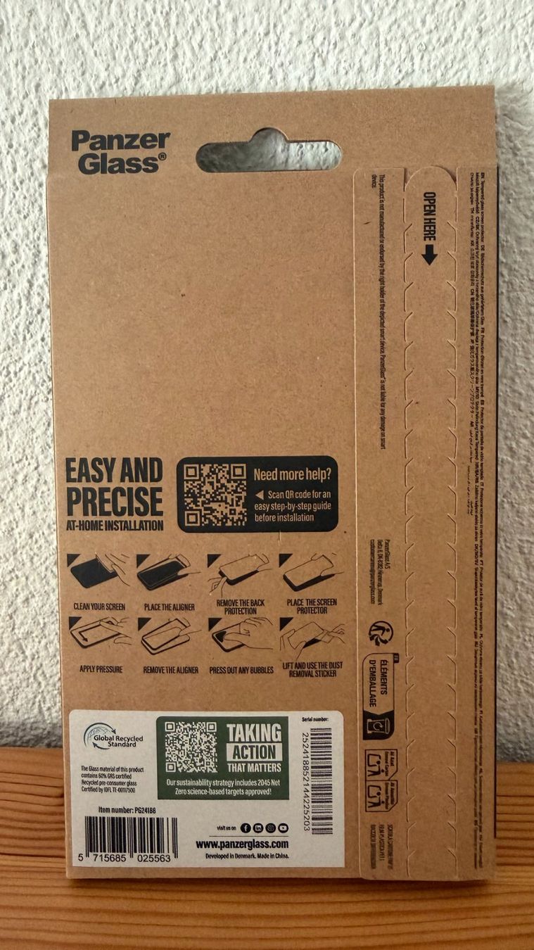 Ritocchi & pellicole di protezione: PanzerGlass Apple iPhone 17 Pro Max Displayschutz Neu – Nuovo (secondo la descrizione) da Oensingen venduto da ramoooni 1