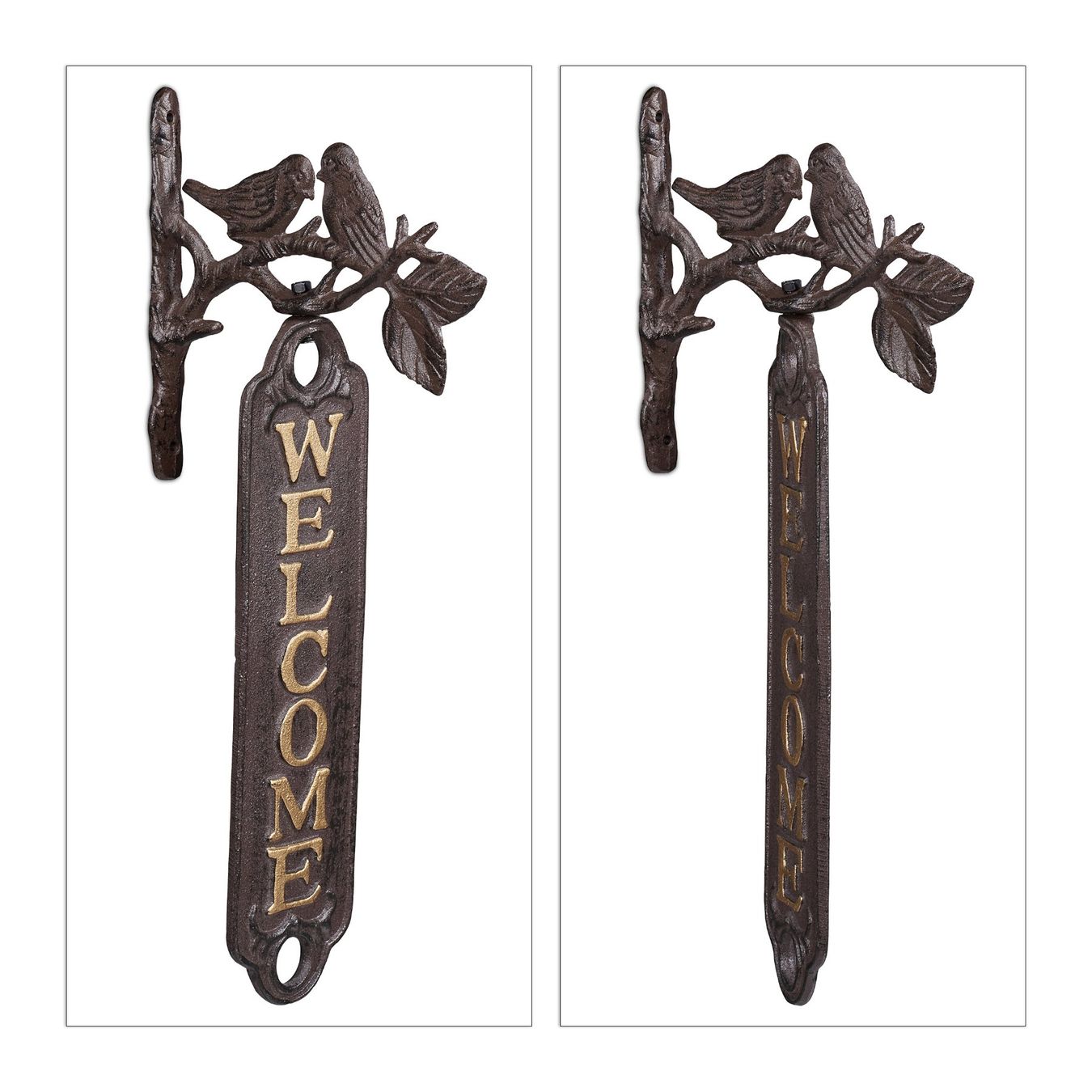 Insegne: Welcome Schild Vögel – Nuovo e nell'imballaggio originale da Gerlafingen venduto da Tsuru 5