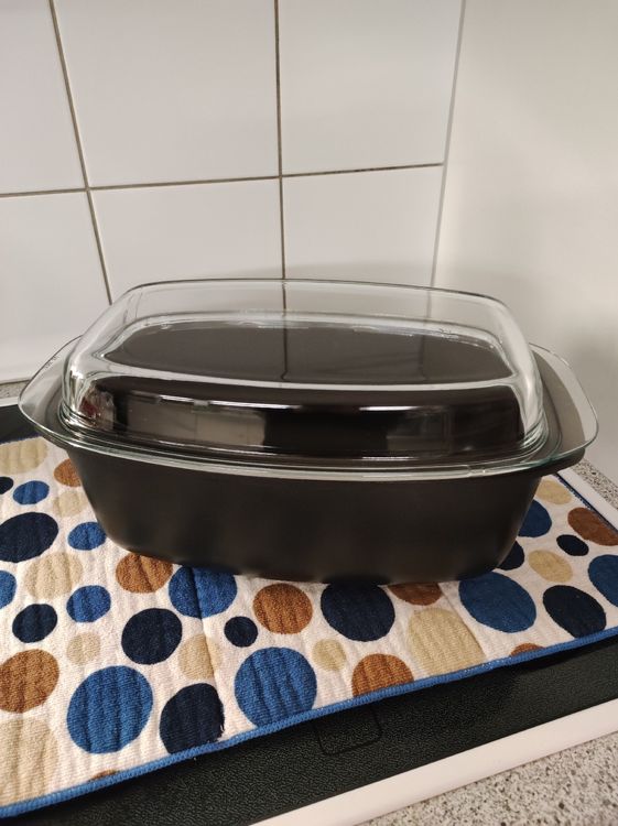 Staub Braisers, Gusseisen-Bräter mit Glasdeckel, 28 cm von Tchibo für