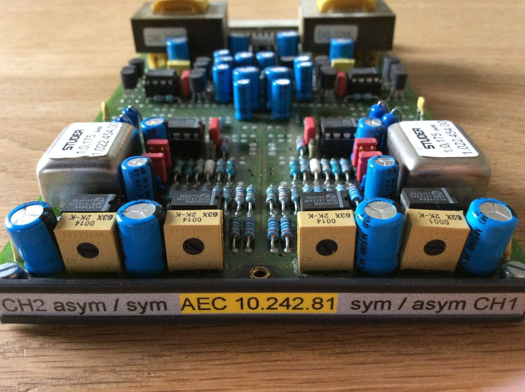 Studer Apparecchi a nastro: STUDER / AEC BALANCED UNIT BOARD – Usato da Rheinfelden venduto da Stuvox 1