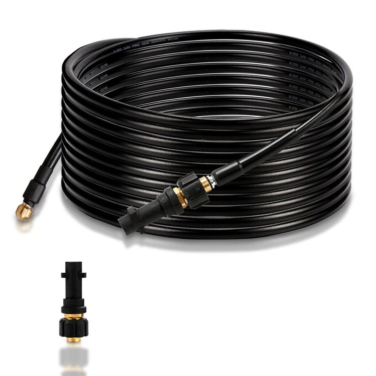 30m Rohrreinigungsset 400 Bar - Kompatibel Mit Kärcher & Bosch Hochdruckreinigern