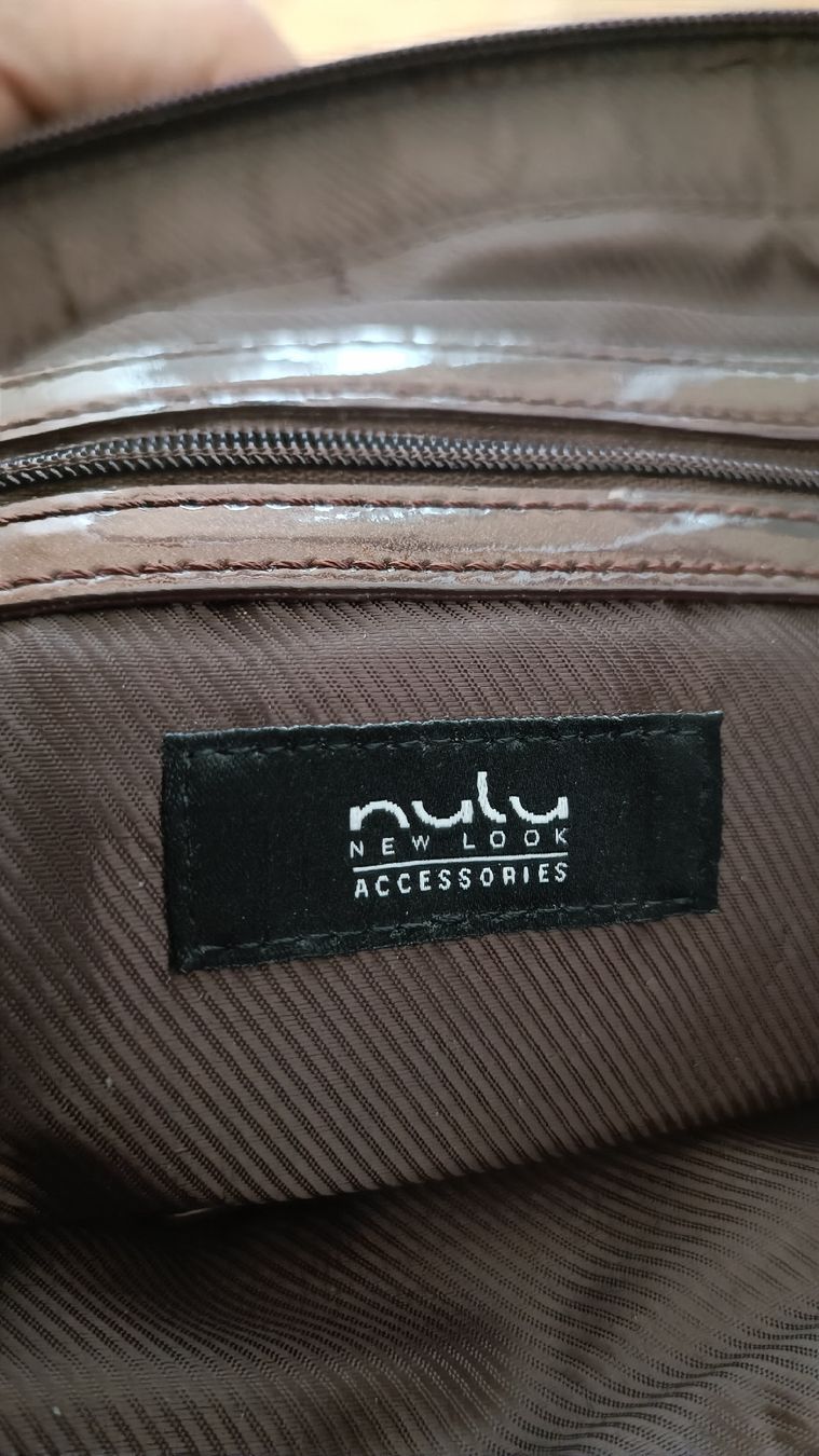 Nulu New Look Borse da donna: Nulu Handtasche braun Kroko Optik – Usato da Baden venduto da zuppel 3