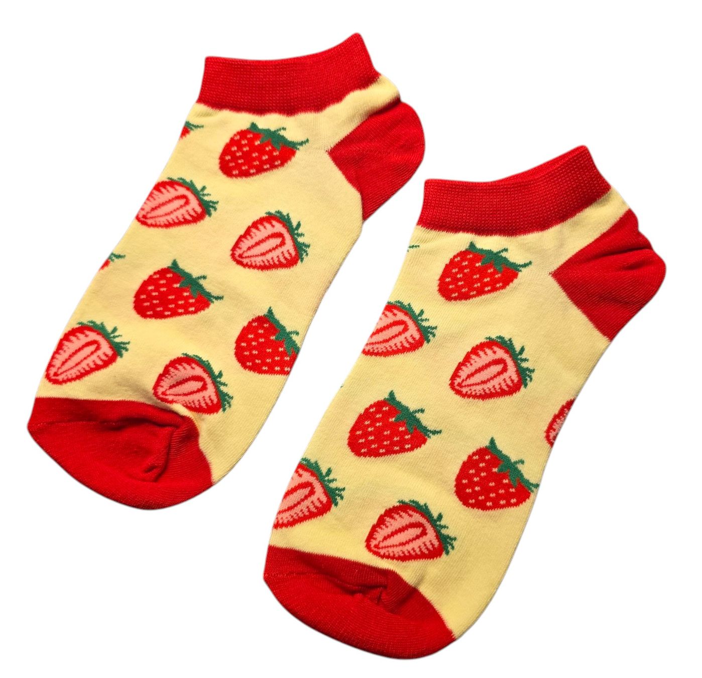 Calze: Sneaker-Socken Erdbeeren / Strawberries – Nuovo e nell'imballaggio originale da Zürich venduto da amysmith 1
