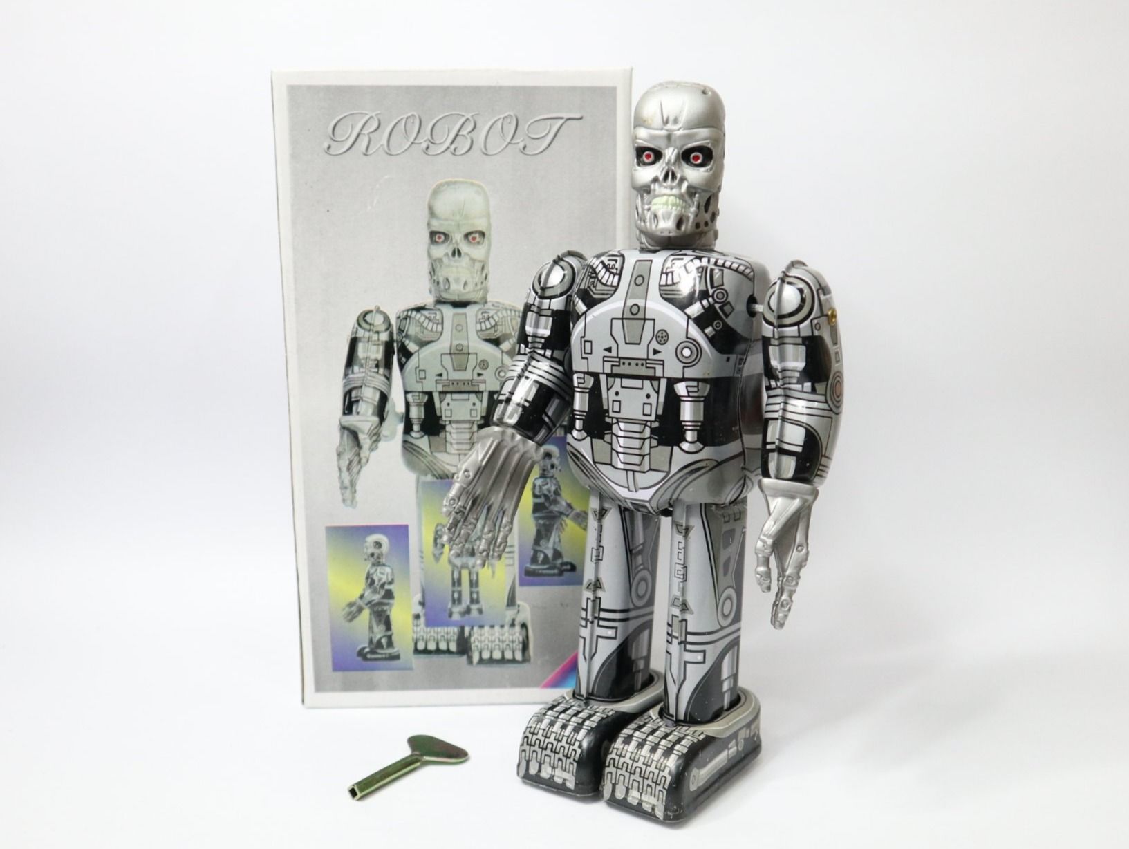 Giocattoli: Roboter Terminator Skeleton zum aufziehen Blechroboter – Nuovo (secondo la descrizione) da Eschenbach SG venduto da Astalavista