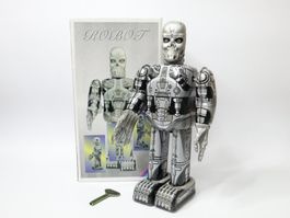 Roboter Terminator Skeleton zum aufziehen Blechroboter