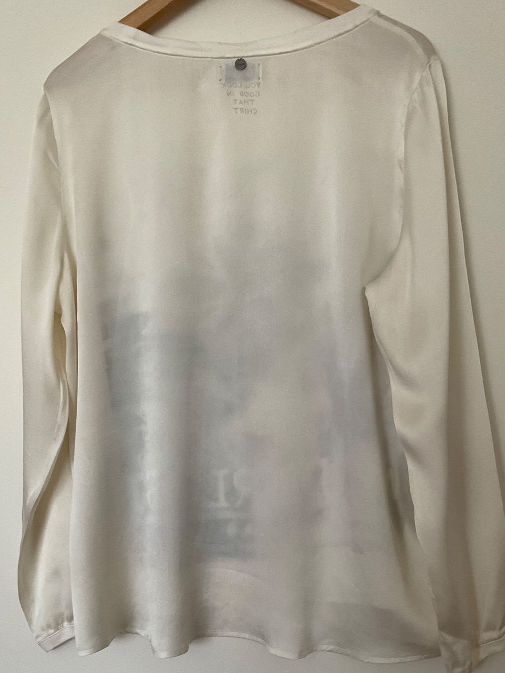 Grace Camicette: GRACE 100% Seiden Bluse Gr L ecrue – Usato da Urdorf venduto da alda02 4