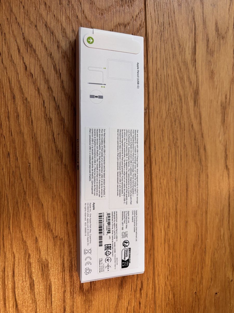 Apple Matite, matite colorate & gessi: New Original Apple Pencil (USB-C) – Nuovo e nell'imballaggio originale da Zürich venduto da die_9fgx 5