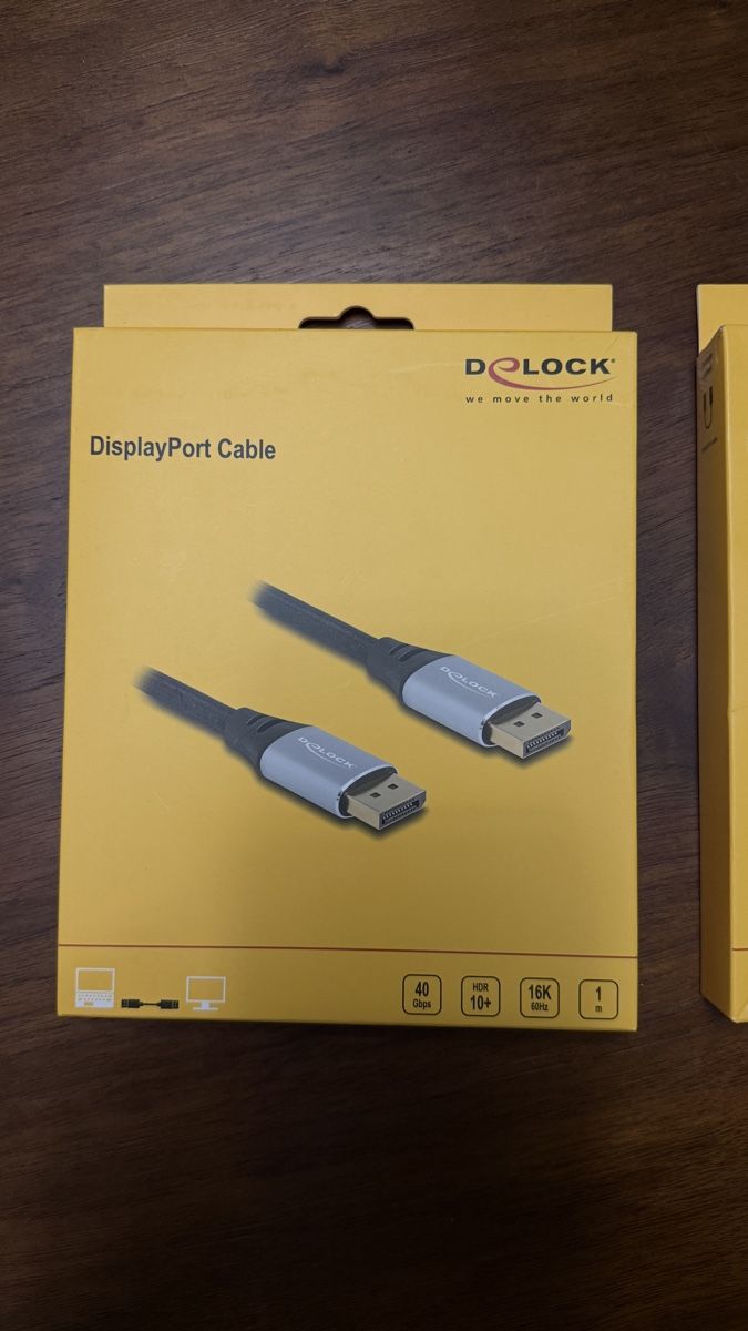Câbles: 2× Delock DisplayPort Kabel 8K / 4K – Neuf avec emballage d'origine à Wohlen AG par dan_hk69 1