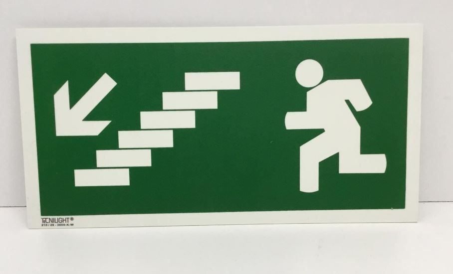Schilder: Rettungswegschilder Fluchtweg Tafel – Neu (gemäss Beschreibung) aus Uerkheim von Justi.y