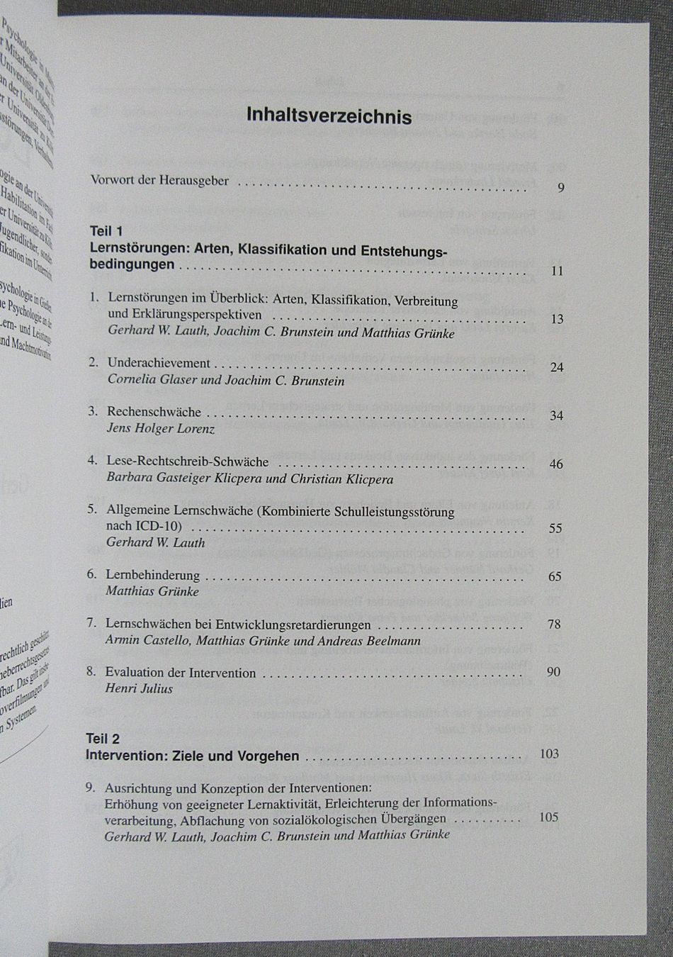 Bücher: Interventionen bei Lernstörungen - Förderung, Training ... – Gebraucht aus Auenstein von Padabimbim 2