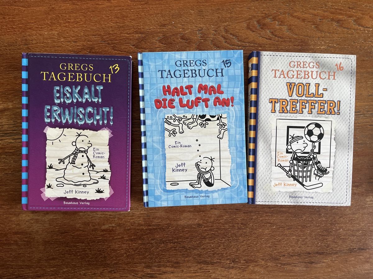 Bücher: Gregs Tagebuch 13, 15, 16 – Gebraucht aus Ehrendingen von tefi02